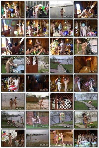 Family nudism video carnival and naked fun [Euronat naturism]