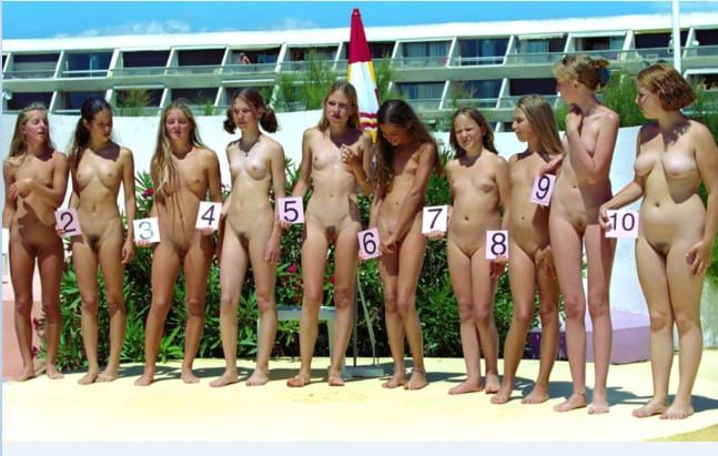 Young girls nudist beauty pageant France Purenudism photo (set 2) [Euronat naturism]