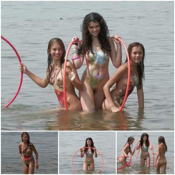 Young naked girl students nudists sea video pure naturism [Euronat naturism]