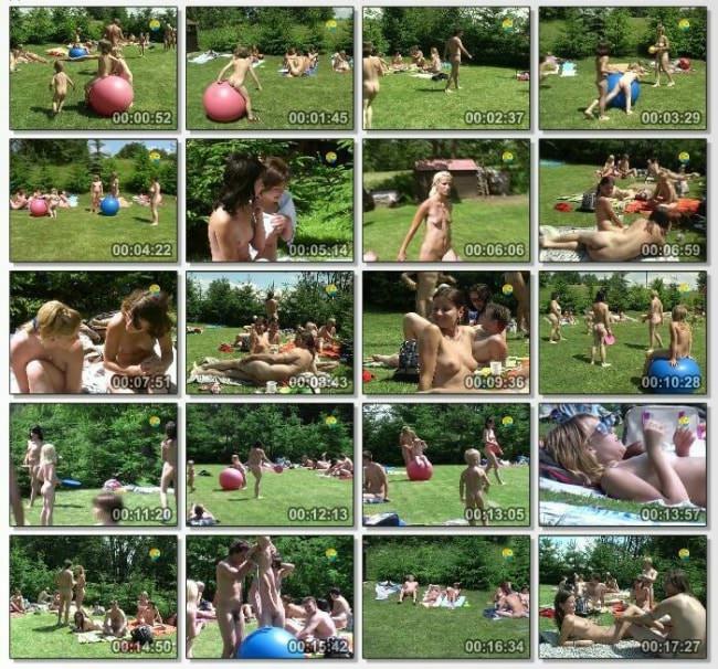 Family naturism nudist camp in Europe video [Euronat naturism]