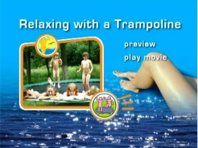 Naturism in nature video - Relaxing with a trampoline [Euronat naturism]